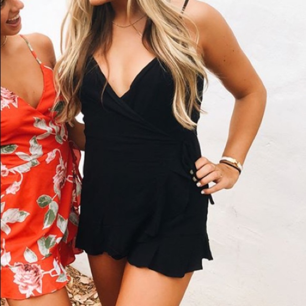 Grey Bandit Wrap Romper